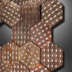 Filigrana Copper Decorative Panel by R&D De Castelli
