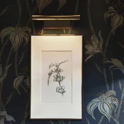 Fiori Blu Ardesia Wallpaper