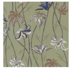 Fiori Verde Salvia Wallpaper