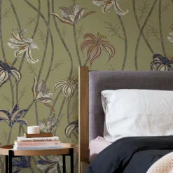 Fiori Verde Salvia Wallpaper