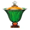 Fire Amber & Green Box with Lid