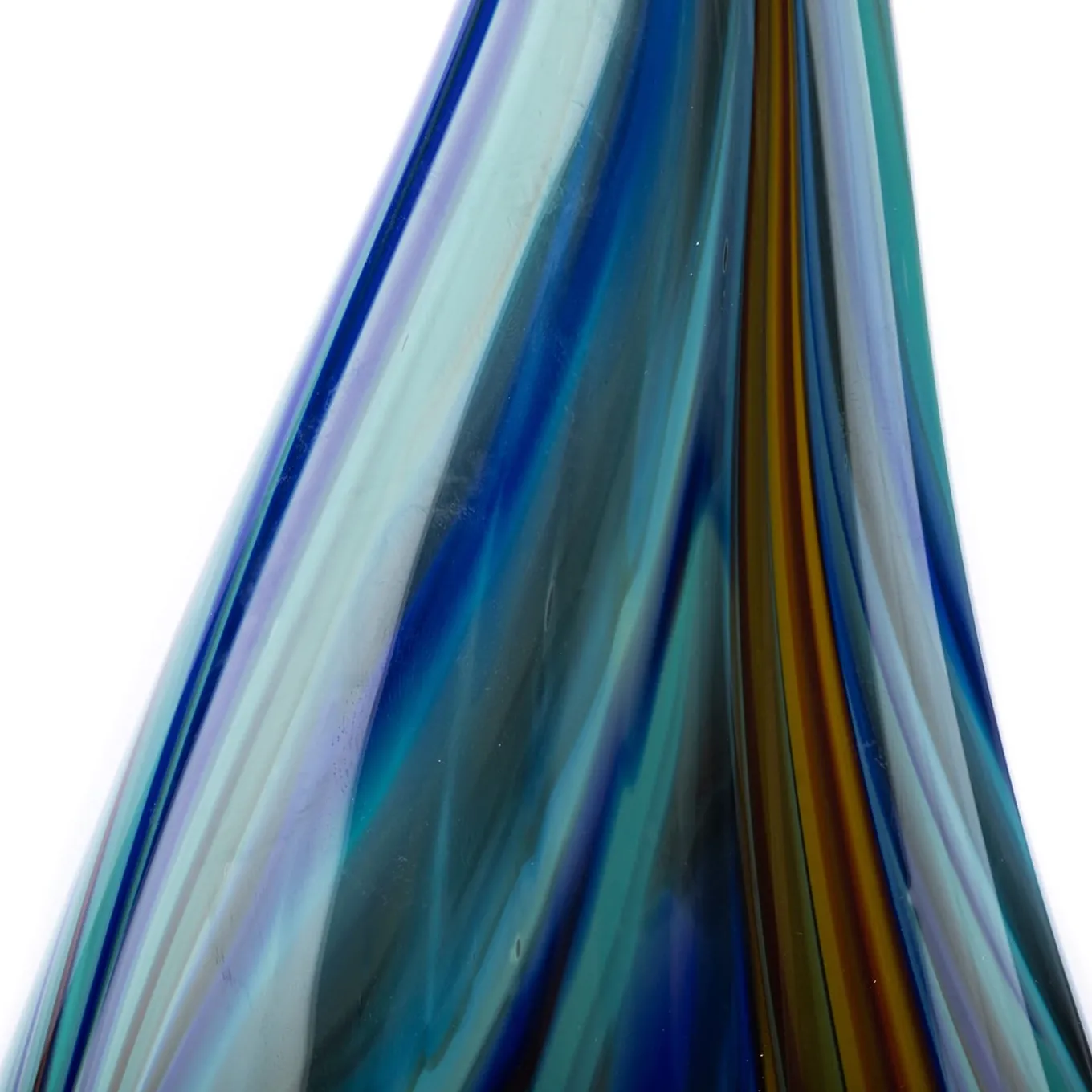 Fire Drop Multicolor Murano Glass Vase-Sculpture #3