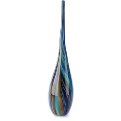 Fire Drop Multicolor Murano Glass Vase-Sculpture #3