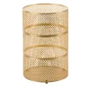 FIRENZE WASTE BASKET - GOLD