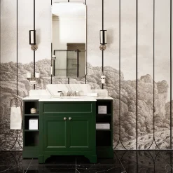 Flair English Green Vanity unit
