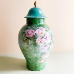 Floral Polychrome Potiche