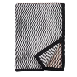 Flux 01 Wool Throw Blanket by Esther Van Schuylenbergh