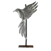 Fly Away Silvery Sculpture