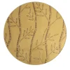 Foglie Gold Decorative Plate
