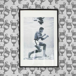 Fontana Bianco and Nero Wallpaper