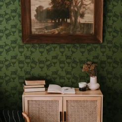 Fontana Verde Muschio Wallpaper