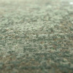 Forest Green Hand-Knotted Rug