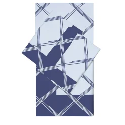 Four Generations Jacquard Blue China US King Sheet Set