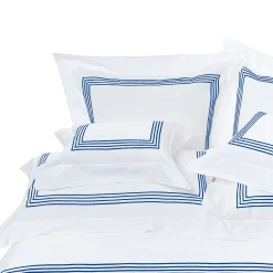 Four Generations White & Bright Blue US King Duvet Cover