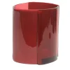 Four Lines Red Medium Vase by Enzo Mari