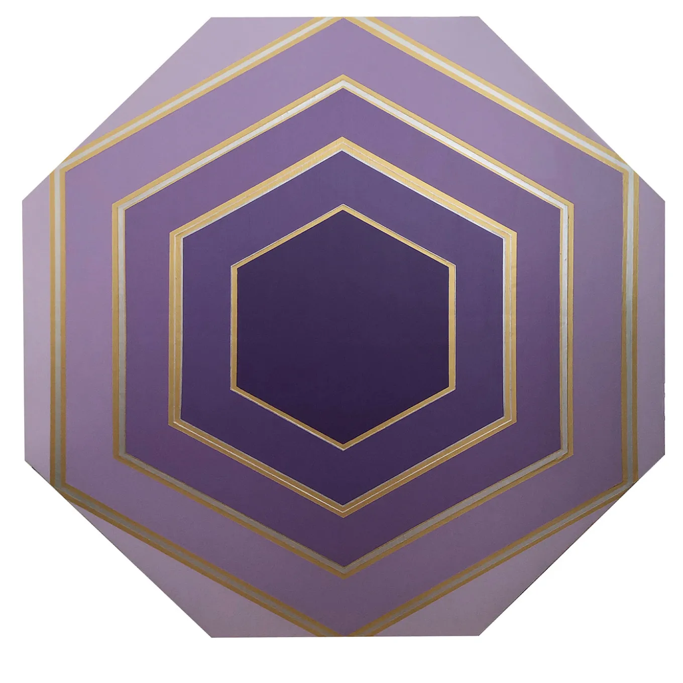 Freedom Purple Octagonal Decorative Panel