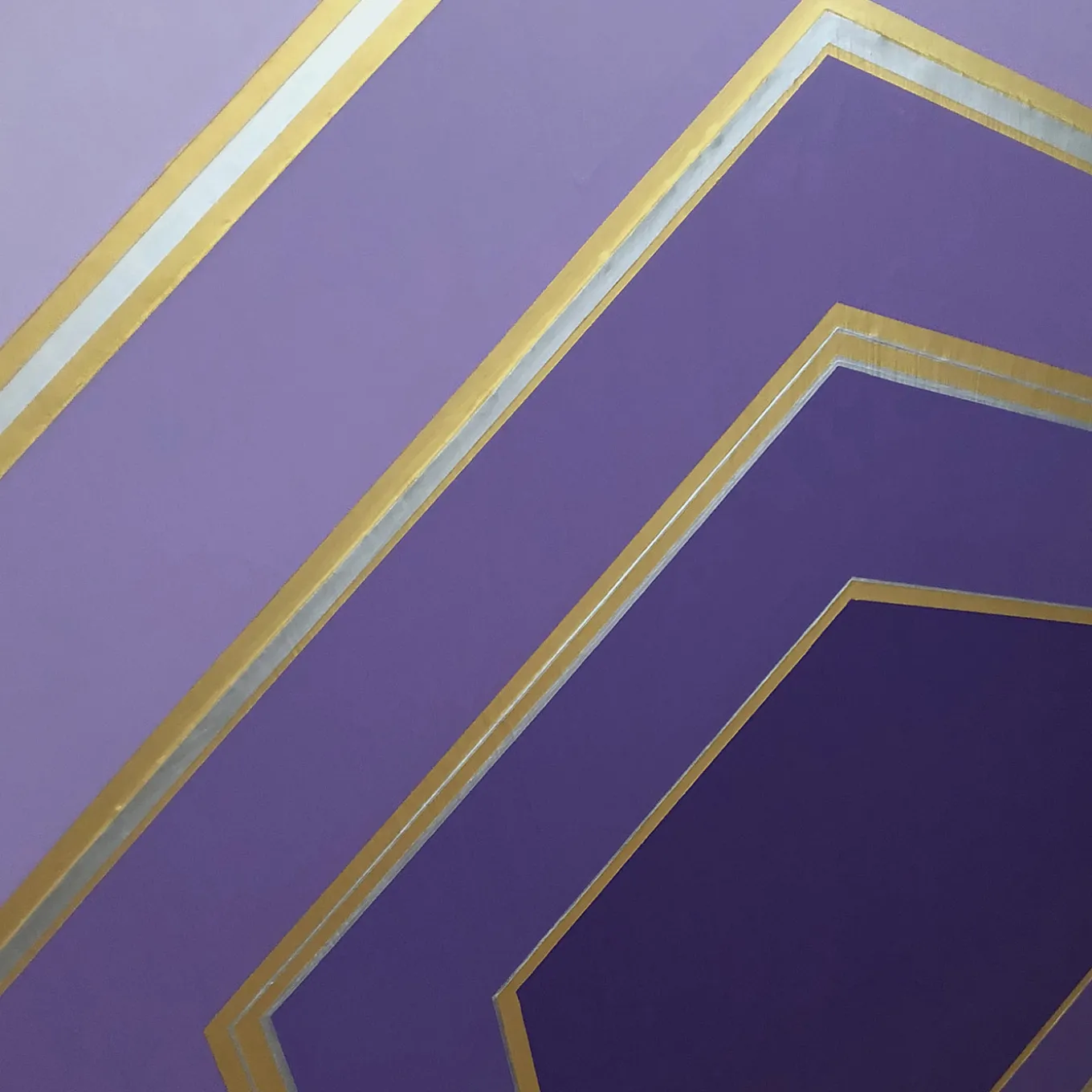 Freedom Purple Octagonal Decorative Panel