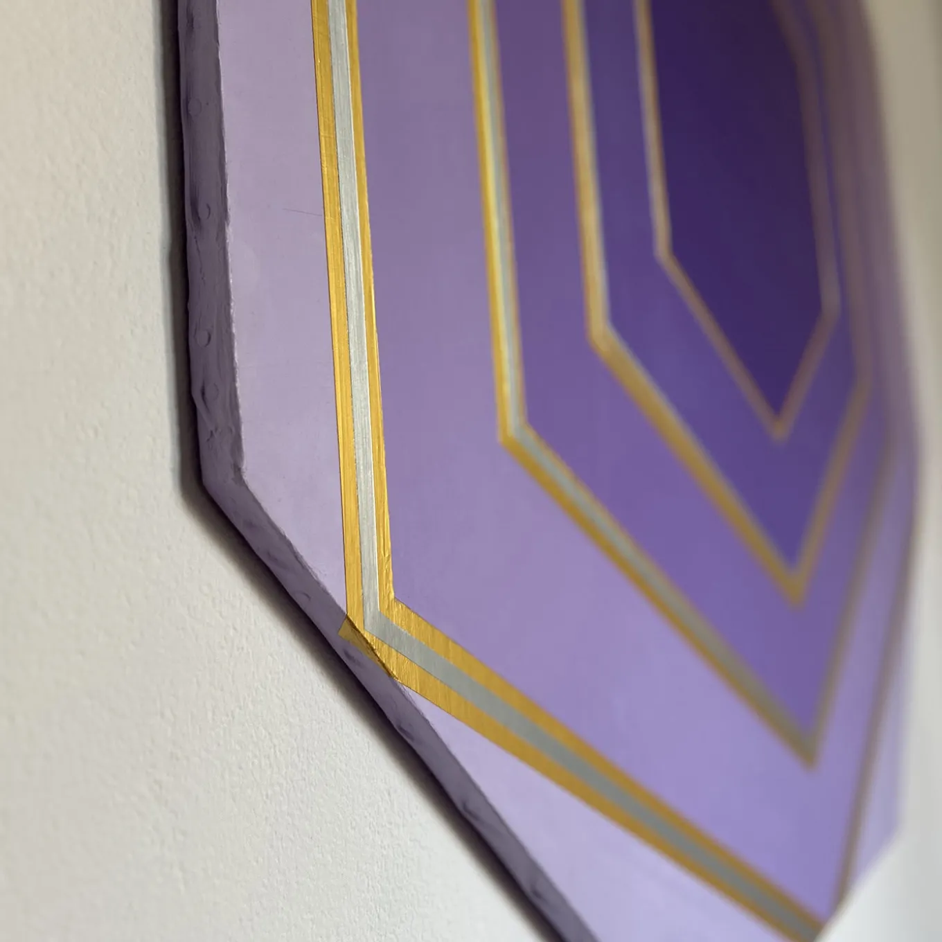 Freedom Purple Octagonal Decorative Panel