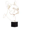French Bull Dog Bronze Statuette