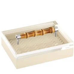 Frida Herringbone Rectangular Box