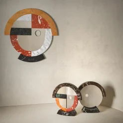 Friends Circle Polychrome Table Mirror