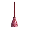 Fucsia Ceramic Candlestick with 4 Scented Candles