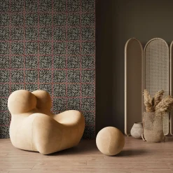 Fuga Fragola Wallpaper by Studio Lievito