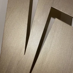 Fulmini Aluminum Gold Sculpture