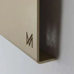 Fulmini Aluminum Gold Sculpture