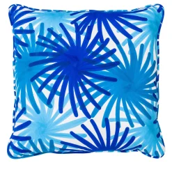 Fuochi Blue Cushion