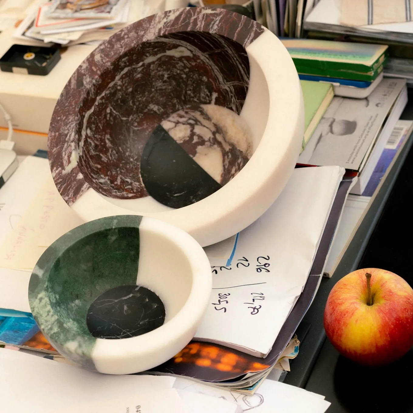 Gae Multicolor Marble Bowl by Arthur Arbesser