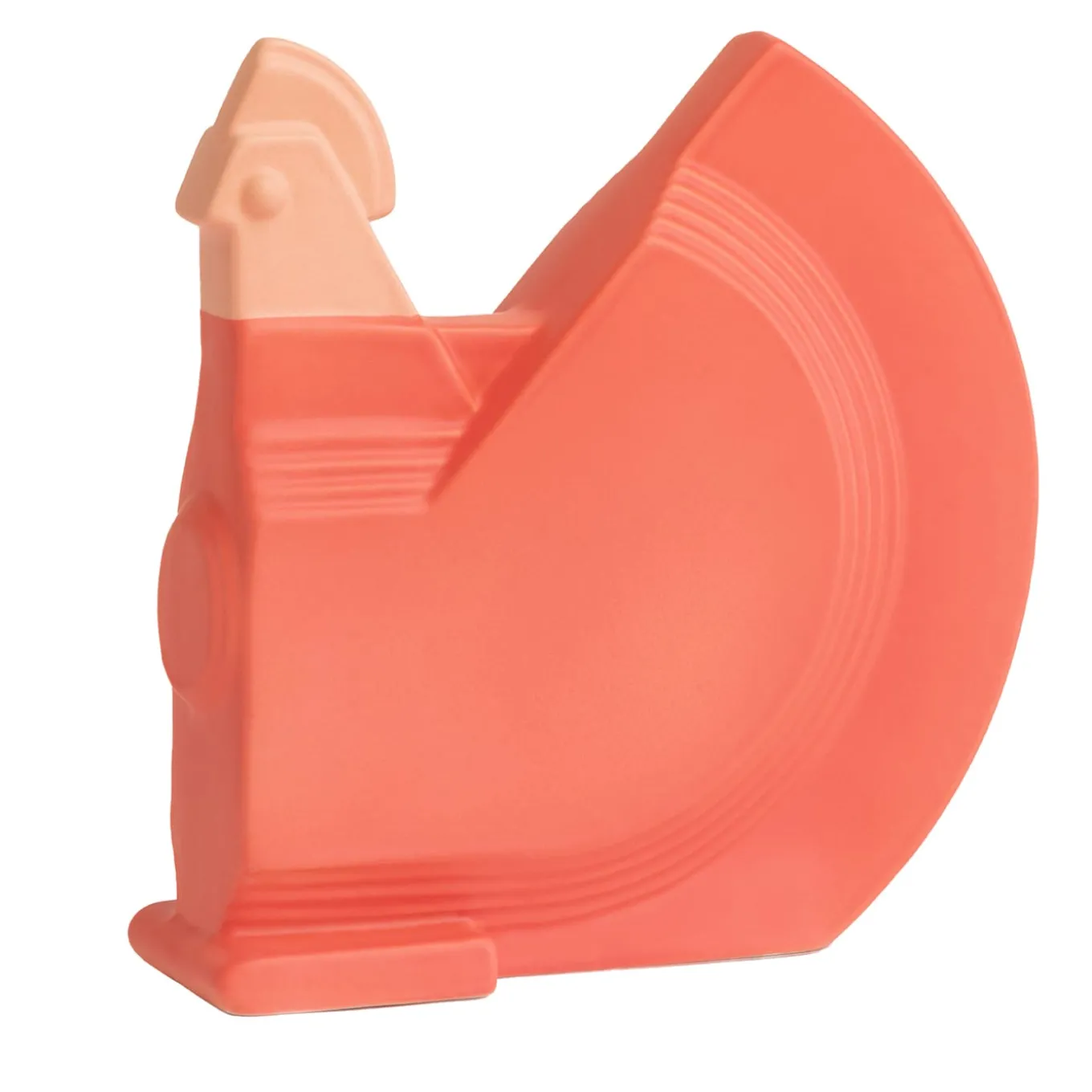 Gallina Coral Red and Pink Statuette