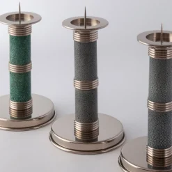 Galucharme Emerald Green Candlestick by Nino Basso