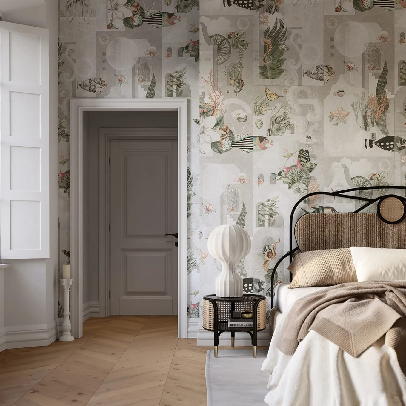 Garden of Dreams Light Wallpaper