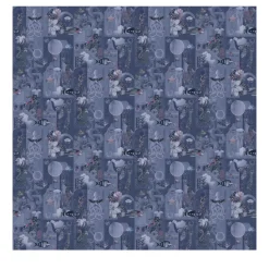 Garden of Dreams Navy Wallpaper