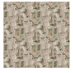 Garden of Dreams Sepia Wallpaper