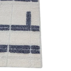 Geometric Ace Hand Knotted Rug by Vimar 1991