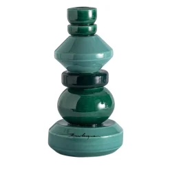 Geometric Medium Green Candlestick