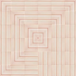 Geometrie d'Ombra Line Motif Powder Pink Ceramic Tile