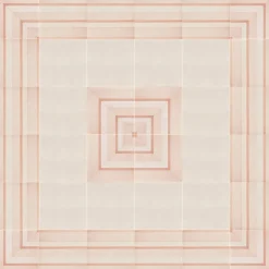 Geometrie d'Ombra Line Motif Powder Pink Ceramic Tile