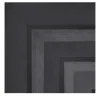 Geometrie d'Ombra Square Motif Coal Black Ceramic Tile