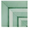 Geometrie d'Ombra Square Motif Copper Green Ceramic Tile