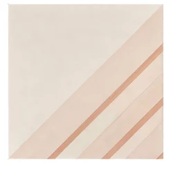 Geometrie d'Ombra Triangle Motif Pink Ceramic Tile