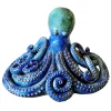Giant Octopus Blue Ceramic Sculpture