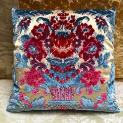 Giardino Antico Small Turquoise Cushion