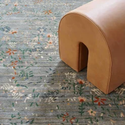 Giardino Light Wool and Viscose Rug by Carlotta Fortuna