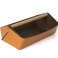 Gino Large Ocher Basket by Cristian Loddo