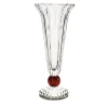 Ginostra Veined Red Sphere Vase