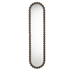 Gioiello Oval Bronze Mirror by Nika Zupanc