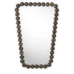 Gioiello Trapezoid Bronze Mirror by Nika Zupanc